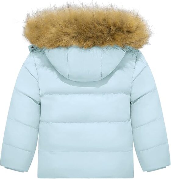 YXP Girl's Puffer Jackets Warm Fleece Lined Winter Coats - Image 6