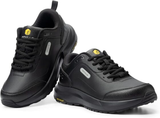 FitVille Men's Extra Wide Hiking Shoes - Image 2