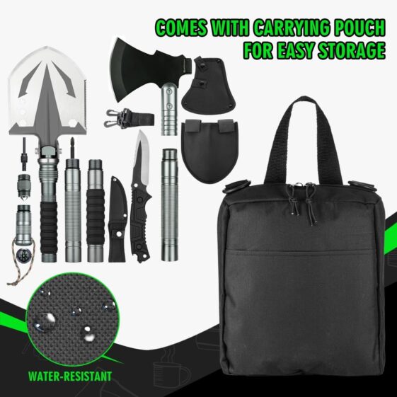 ZENHOSIT Survival Shovel with Camping Axe - Image 2