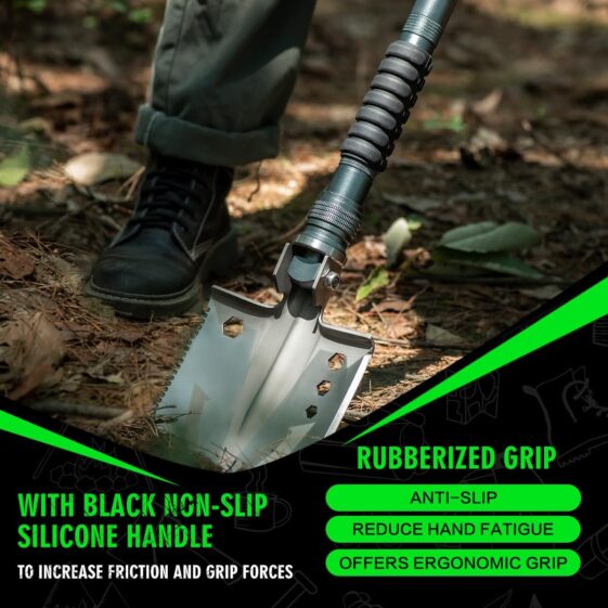 ZENHOSIT Survival Shovel with Camping Axe - Image 6