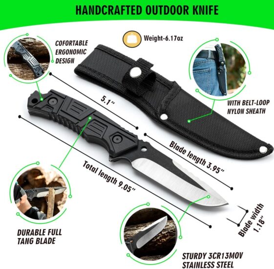 ZENHOSIT Survival Shovel with Camping Axe - Image 5