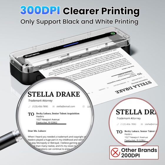 Phomemo Portable Printers Wireless for Travel - Image 2