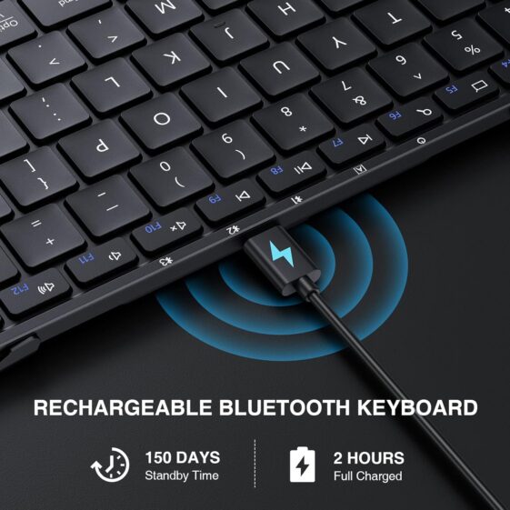 ProtoArc Foldable Bluetooth Keyboard - Image 3