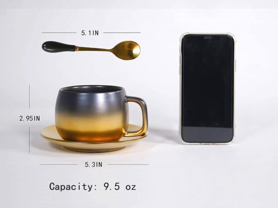 European Style Tea Coffee Cup Set - Image 5
