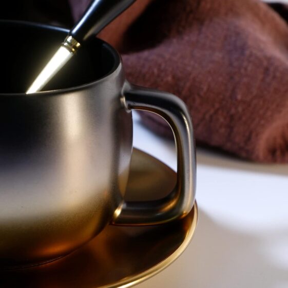 European Style Tea Coffee Cup Set - Image 3