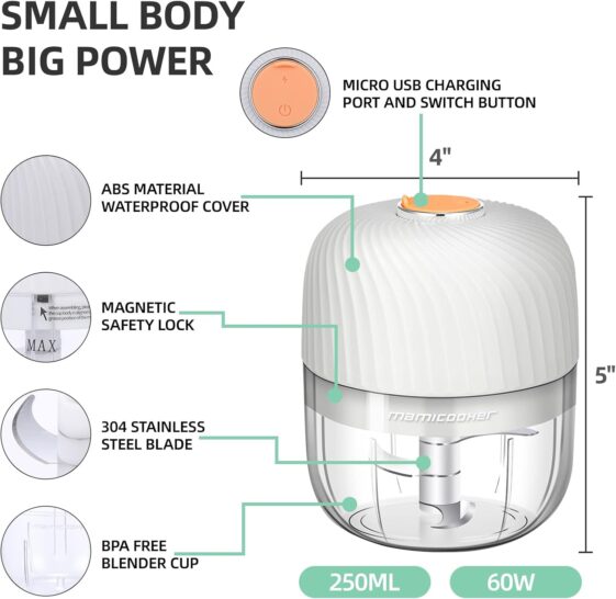 Electric Garlic Chopper, - Image 4