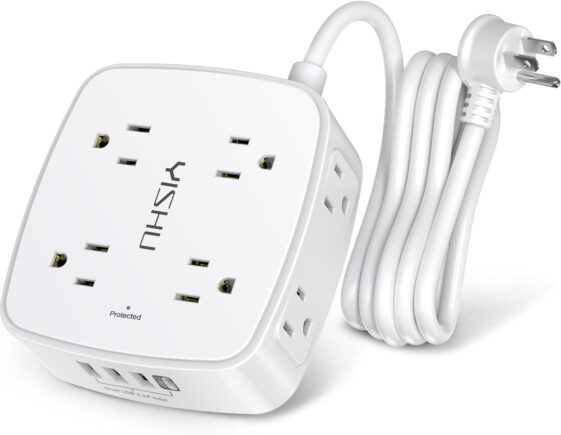 6 Ft Surge Protector Power Strip