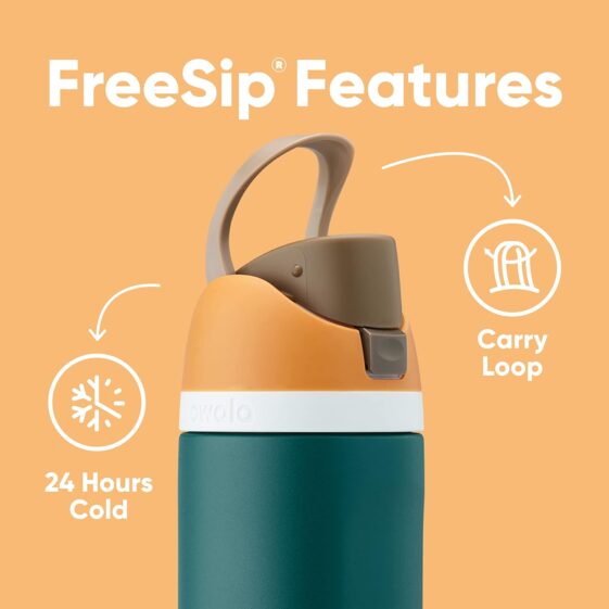 Owala FreeSip Insulated Stainless Steel Water Bottle - Image 2