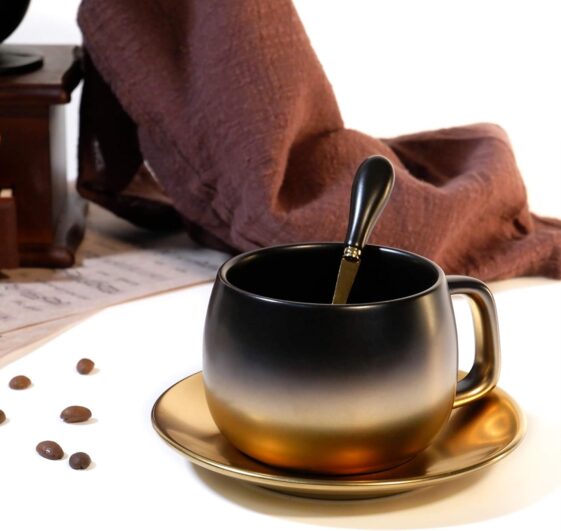 European Style Tea Coffee Cup Set - Image 6
