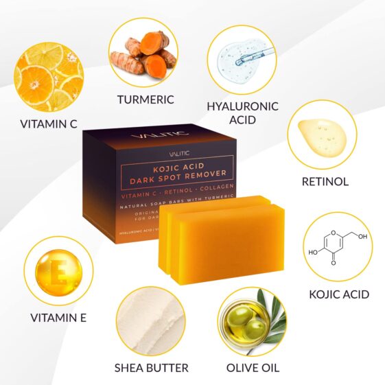 VALITIC Kojic Acid Dark Spot Remover Soap - Image 3