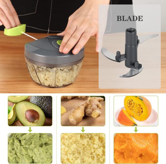 Cambom Manual Food Chopper Vegetable Cutter - Image 4