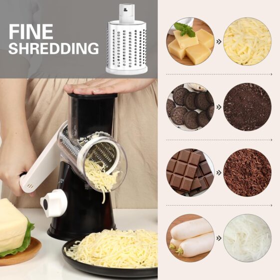 Cambom Rotary Cheese Grater Hand Crank - Image 5