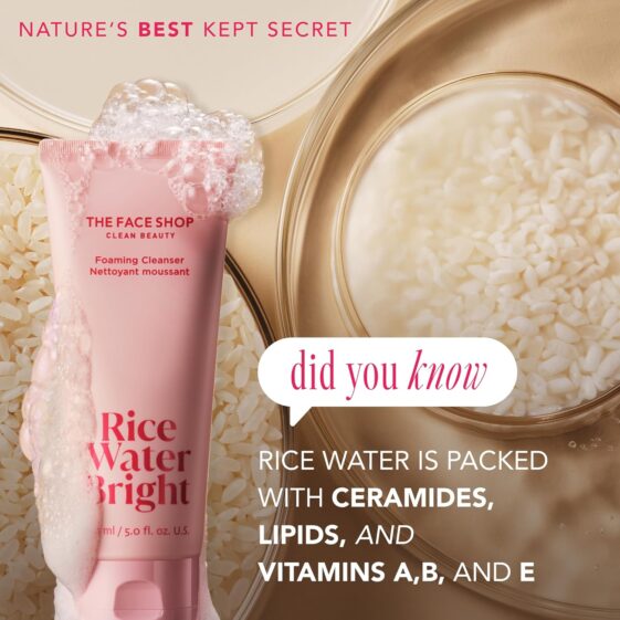 The Face Shop Rice Water Bright Foaming - Image 3