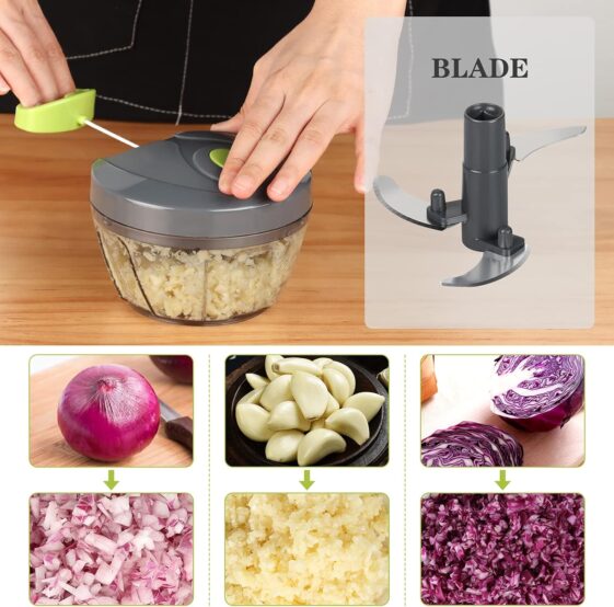 Cambom Manual Food Chopper Vegetable Cutter - Image 5