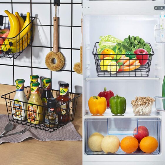 Wire Baskets for Organizing Household 4 Pack - Image 5
