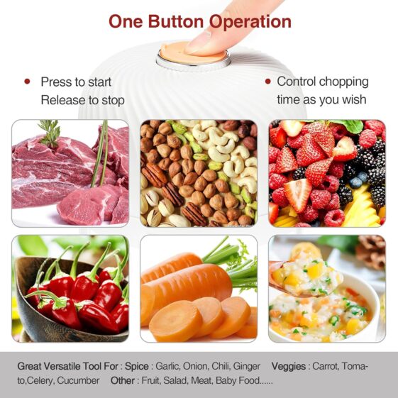 Electric Garlic Chopper, - Image 2