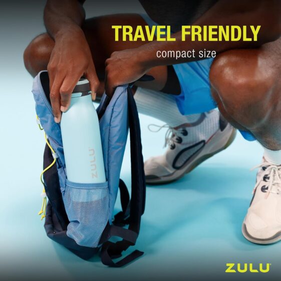 ZULU Ace Vacuum Insulated Stainless Steel Water Bottle with Chug Spout, - Image 2