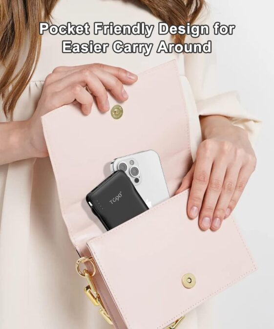 TG90° Portable Charger with Cords 10000mAh - Image 2