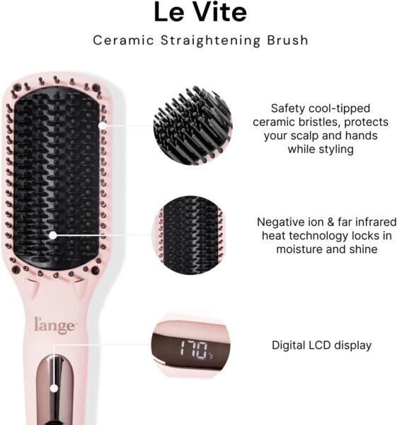 L'ANGE HAIR Le Vite Straightening Brush - Image 3
