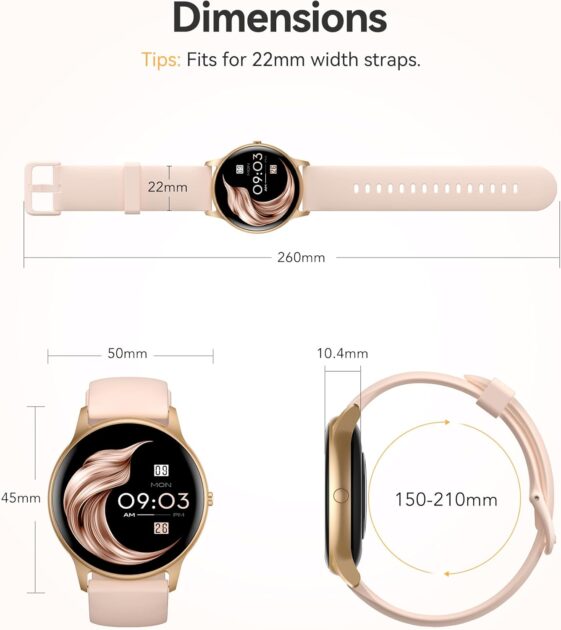 AGPTEK Smart Watch for Women, - Image 2