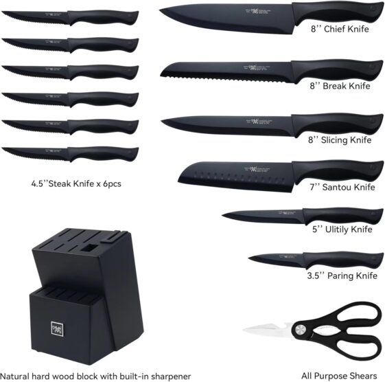 Knife Set, HUNTER.DUAL 15 Pcs - Image 3