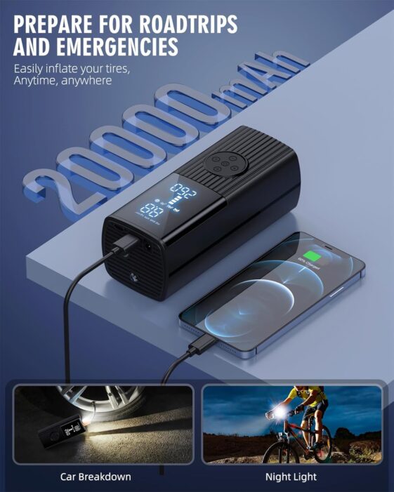 Tire Inflator Portable Air Compressor - Image 2