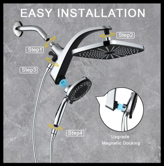 High Pressure Rain Shower Head - Image 5