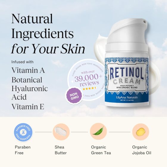 LilyAna Naturals Retinol Cream - Made in USA - Image 4