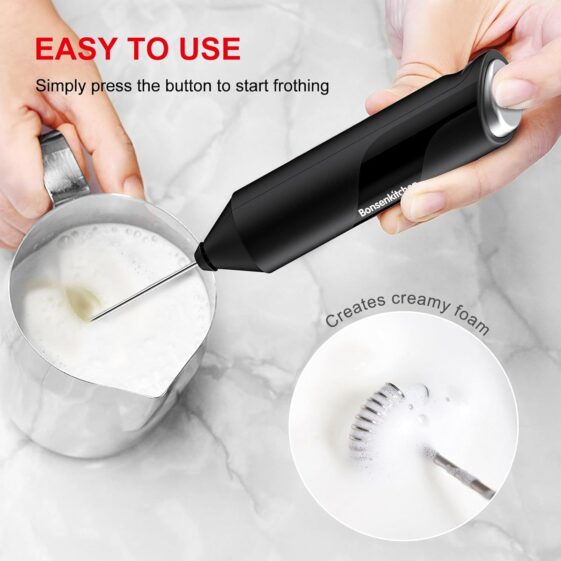 Bonsenkitchen Milk Frother Handheld - Image 3