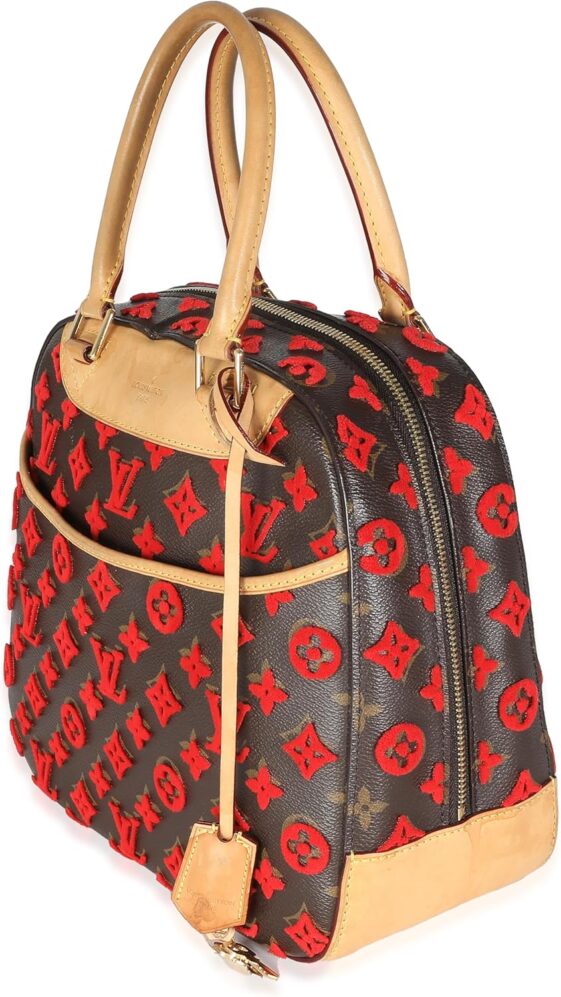 Louis Vuitton Pre-Loved Red Tuffetage Monogram - Image 4