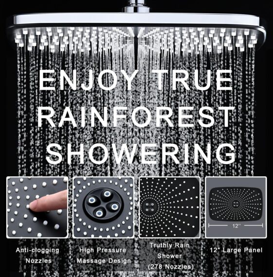 High Pressure Rain Shower Head - Image 4