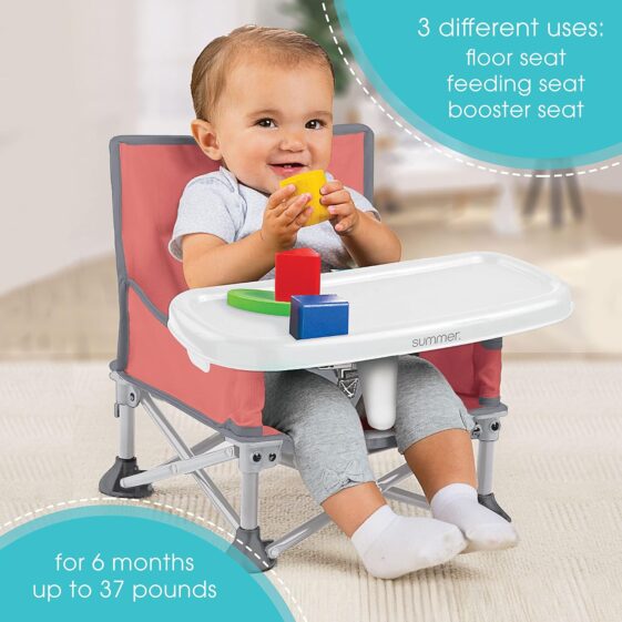 Summer by Bright Starts Pop 'N Sit Portable Booster Chair - Image 6