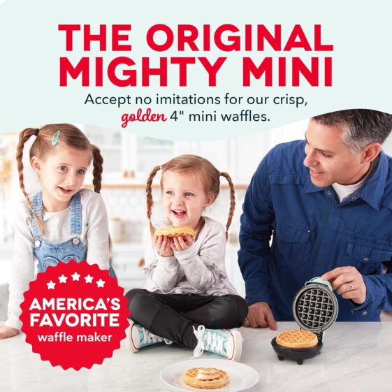 DASH Mini Waffle Maker - 4” Waffle Mold - Image 5