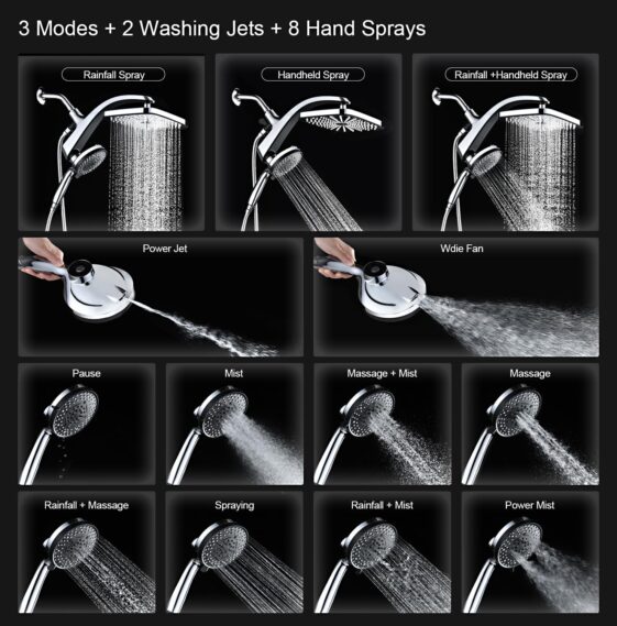 High Pressure Rain Shower Head - Image 2
