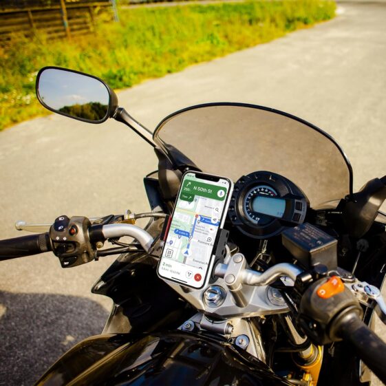 Aluminum Bike Motorcycle Mount for iPhone Android Phone - Image 4