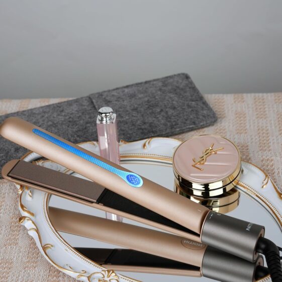 NITION Ceramic Tourmaline Hair Straighteners LCD - Image 2
