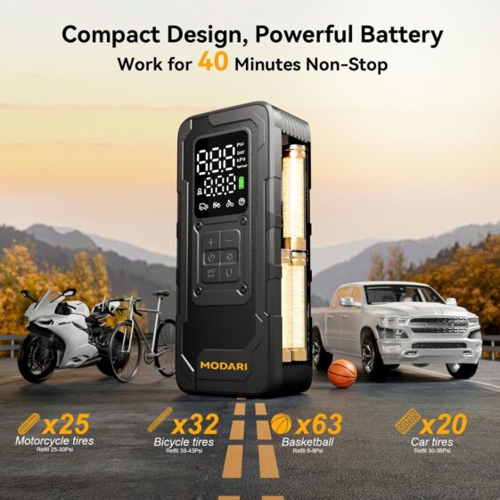 Tire Inflator Portable Air Compressor - Image 3