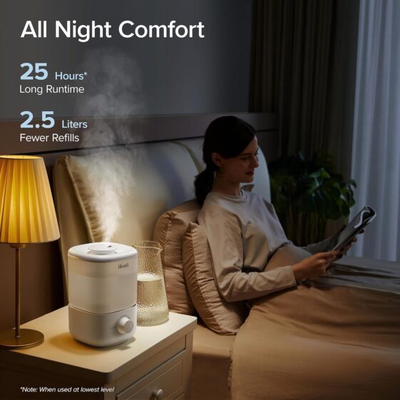LEVOIT Top Fill Humidifiers for Bedroom, - Image 4