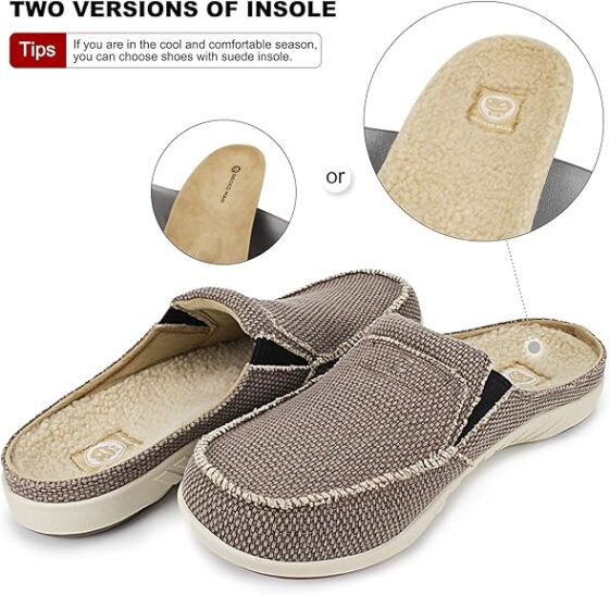 Mens Slippers with Arch Support - Image 2