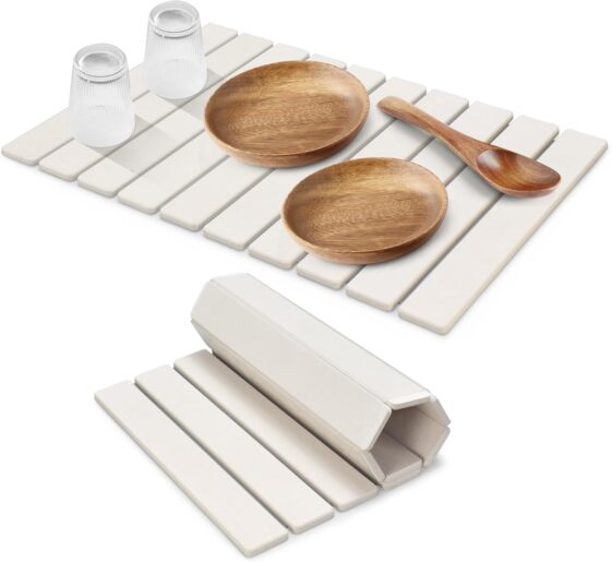 Large Stone Dish Drying Mat for Kitchen Counter